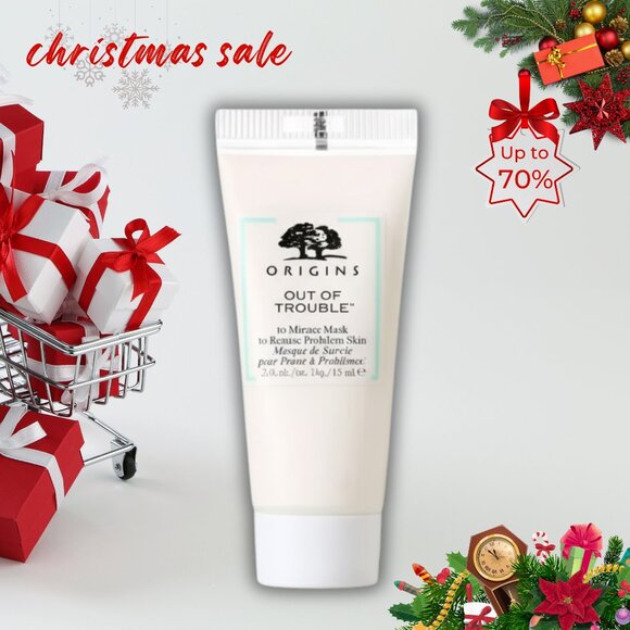 ORIGINS Out Of Trouble 10 Minute Moisture Mask  0.5 OZ - Picture 1 of 3